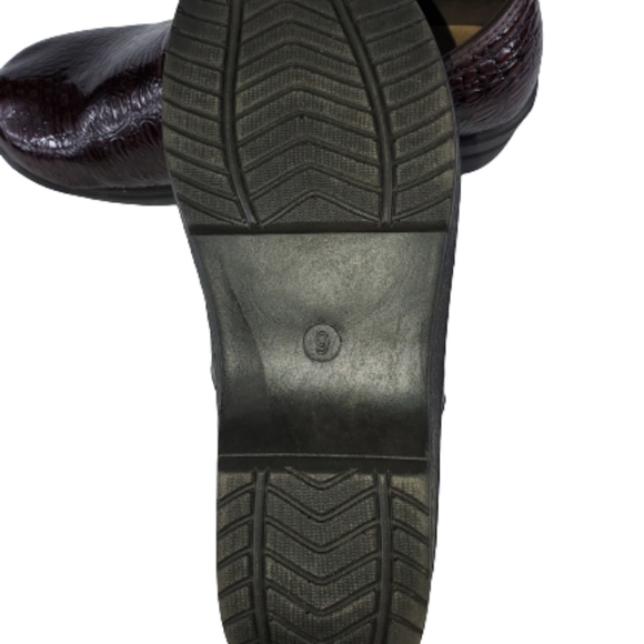 Duck Head Becky Nursing Mule/Clogs,Loafers,Slip on,Faux Alligator - Picture 3 of 7